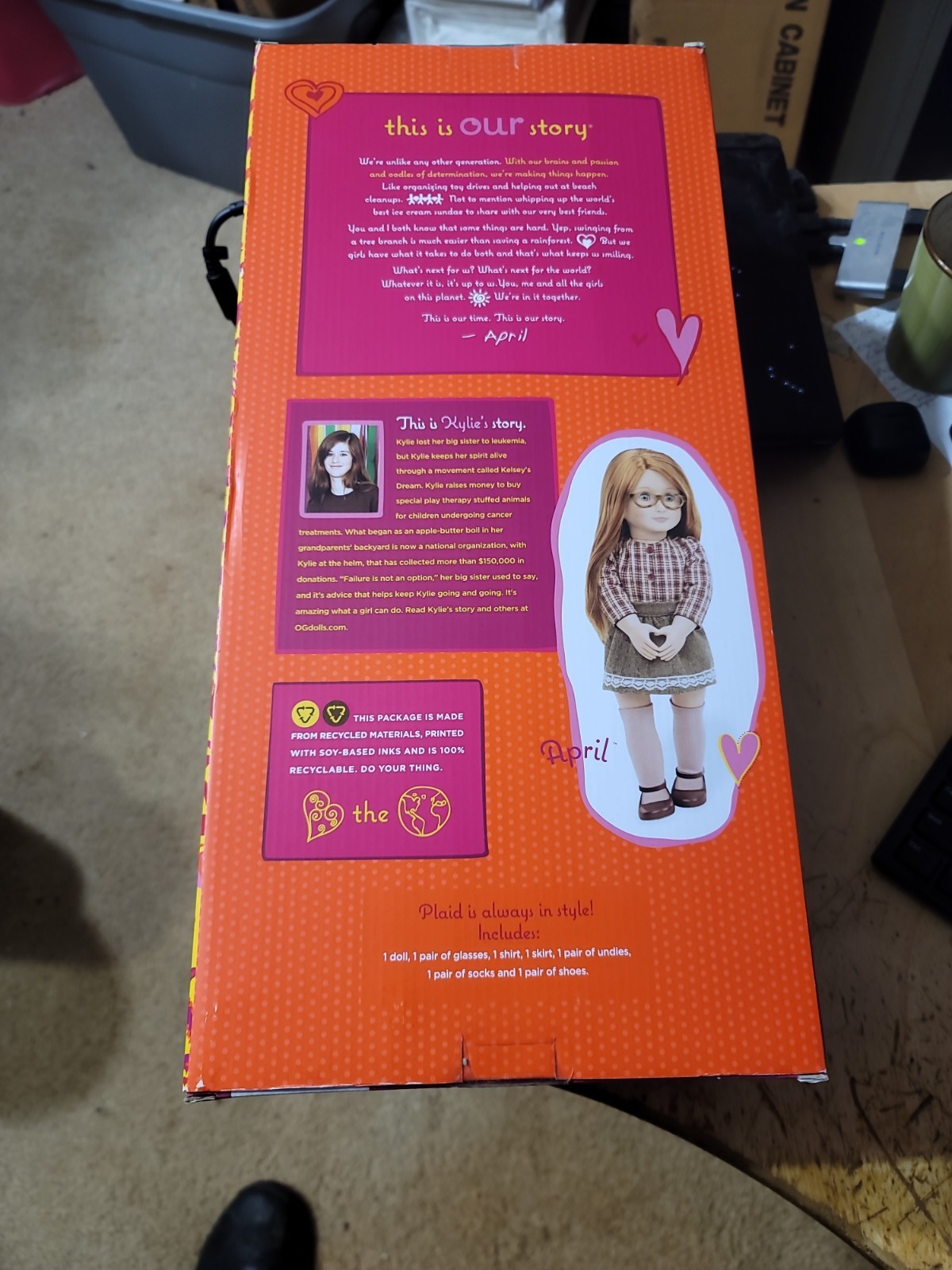 Our Generation 18″ Doll April New