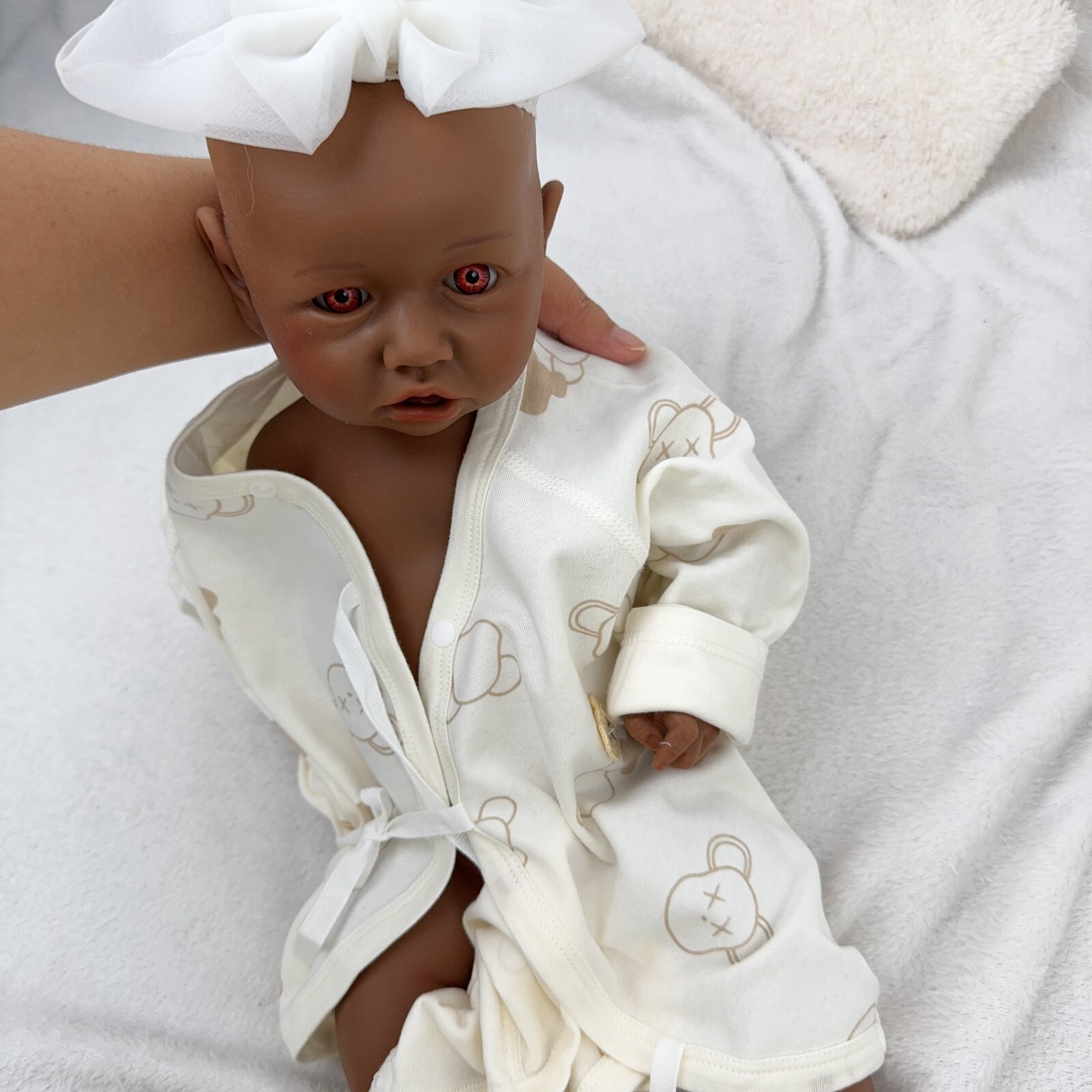 19.88” solid silicone doll silicone reborn doll silicone girl doll toys gifts