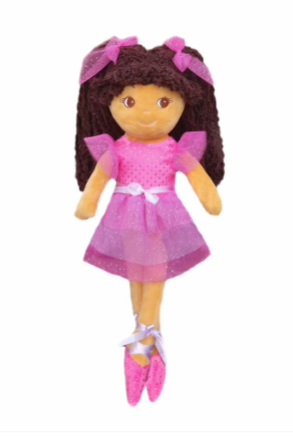 Elana Multicolor Tan Ballerina Doll