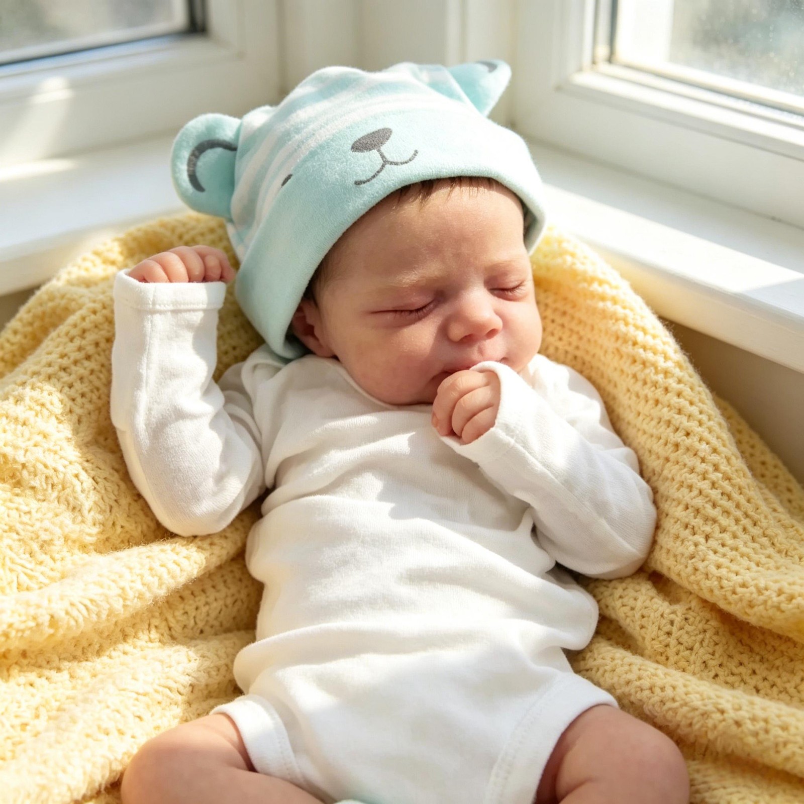 18” Realistic Reborn Baby Dolls Boy Doll Newborn Doll Full Body Vinyl Silicone