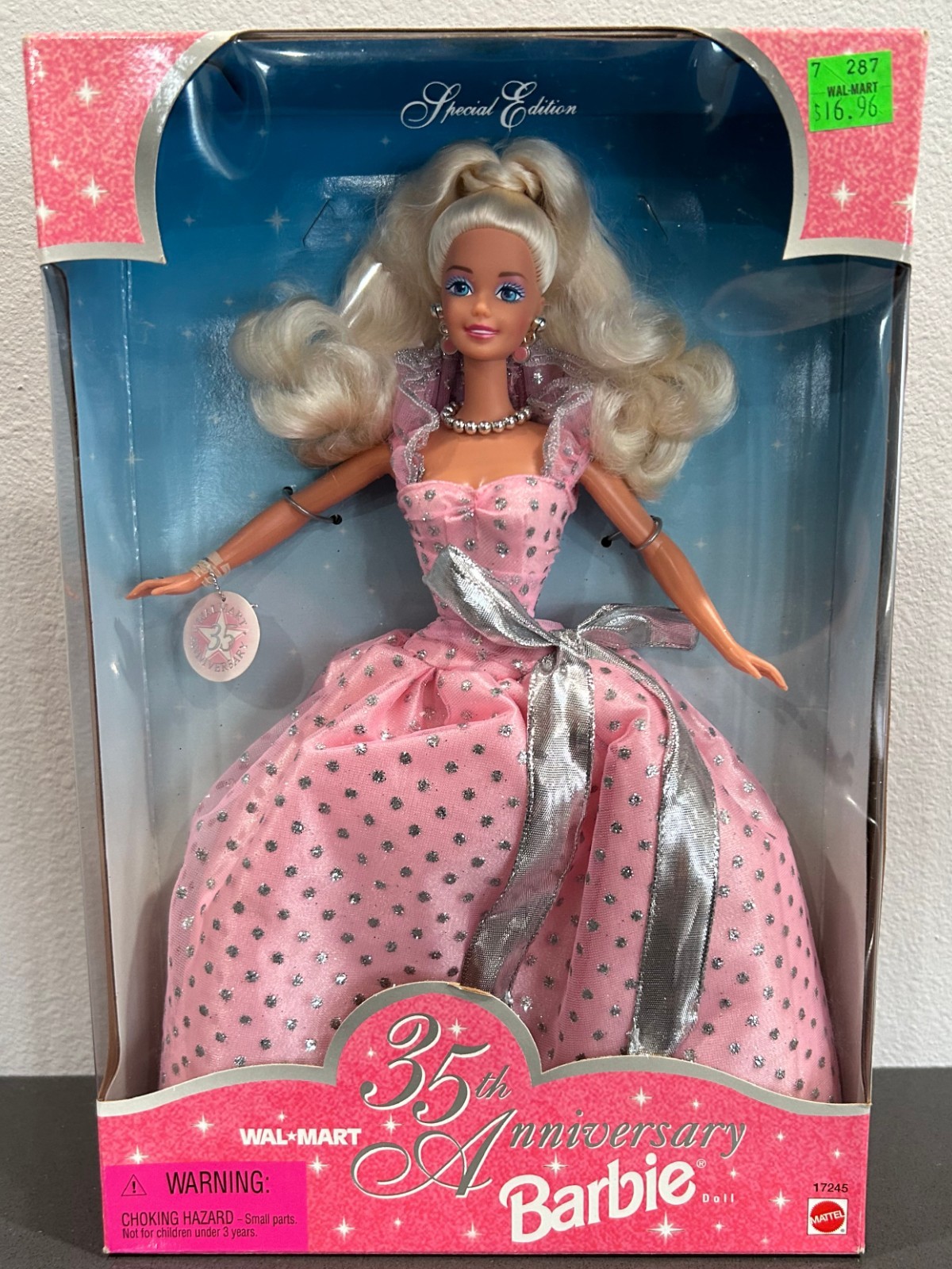 Barbie Wal-Mart 35 The Anniversary Special Edition NRFB 1997 #17245 Vintage
