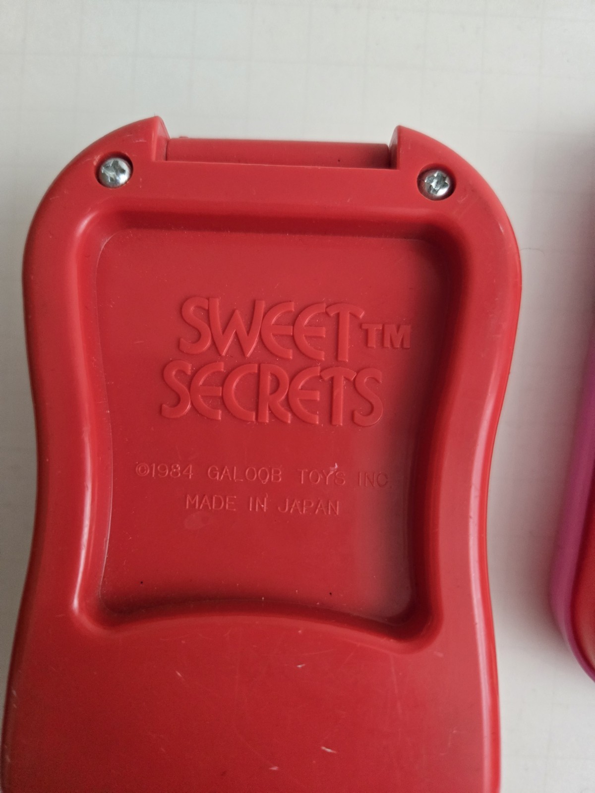 Vintage Sweet Secrets Brush/Car Notepad/House, Baby Stroller, & Doll Galoob Toys