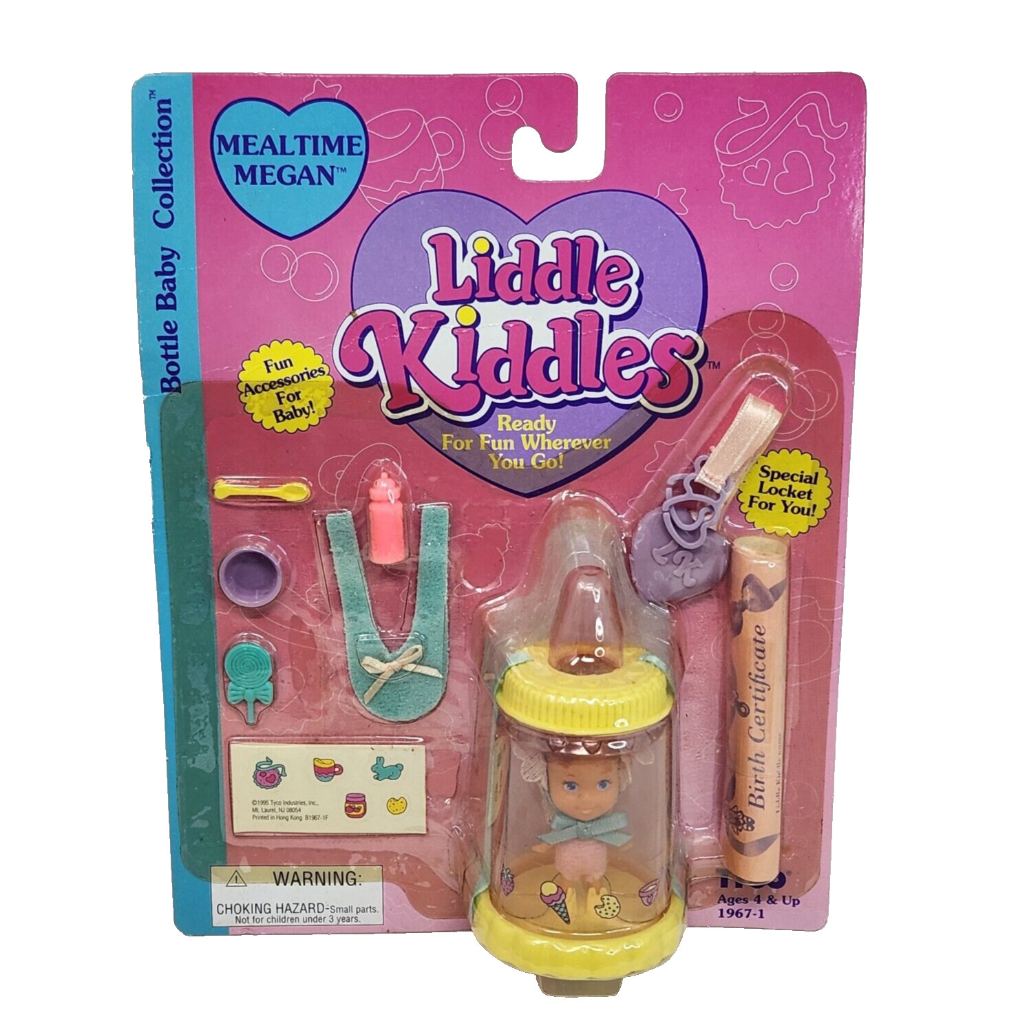 VINTAGE 1995 TYCO LIDDLE KIDDLES MEALTIME MEGAN DOLL NEW IN PACKAGE SEALED