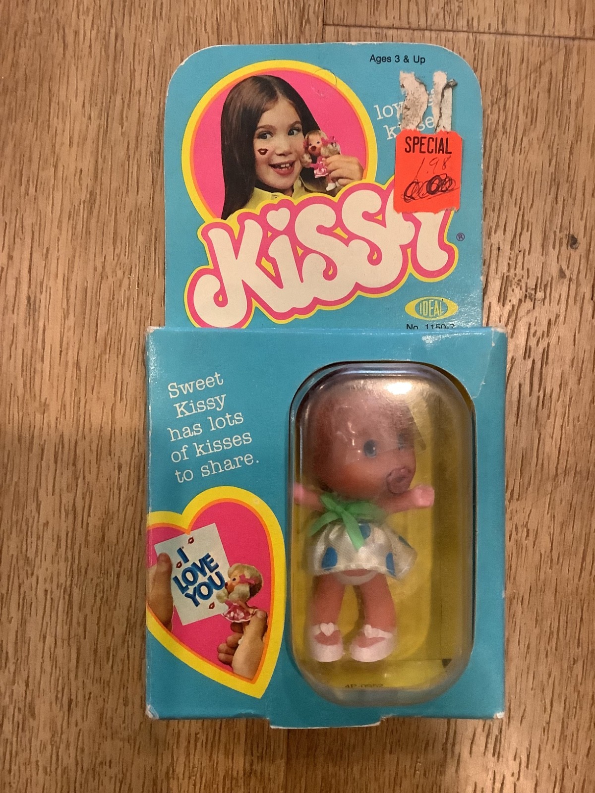 Vintage 1978 Ideal Kissy Doll Miniature RARE Lip Print Stamper Stamping MOD