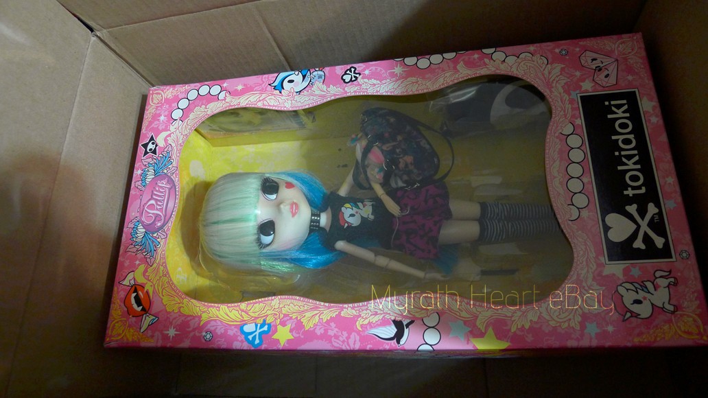 TKDK Tokidoki X Pullip Luna Doll Lime green hair US Seller P-083