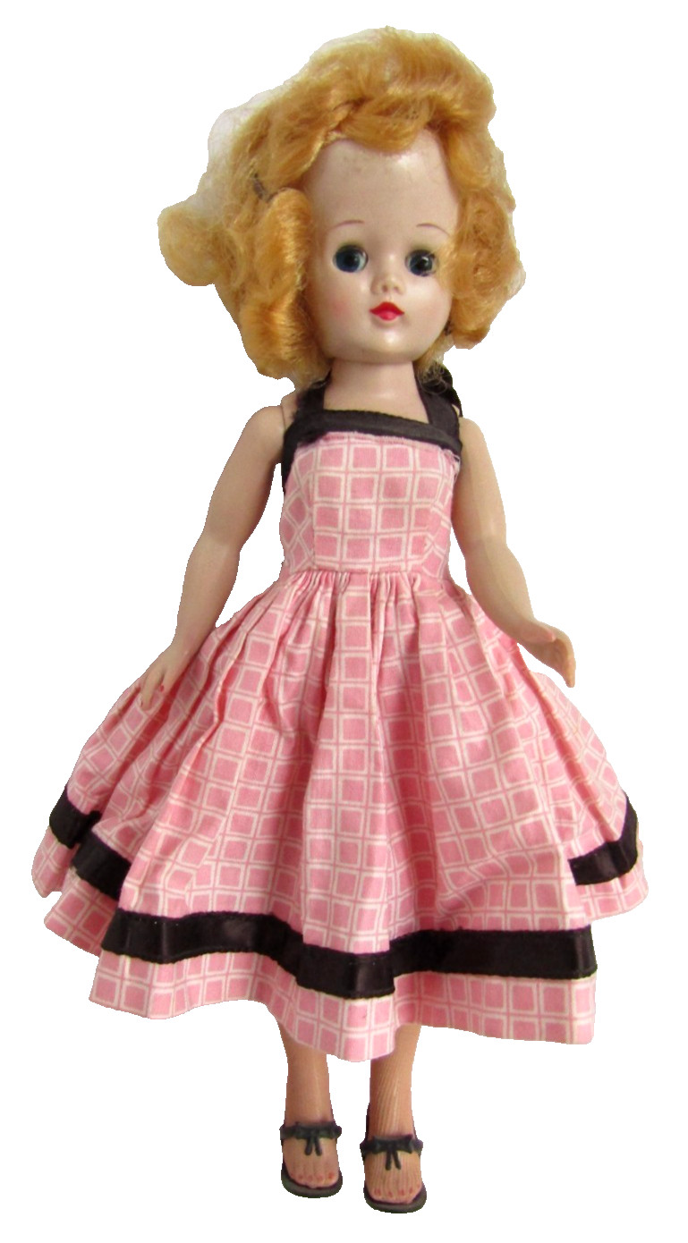 Vintage 1950s Vogue 10″ JILL Doll w/ Light Red / Strawberry Blonde Hair