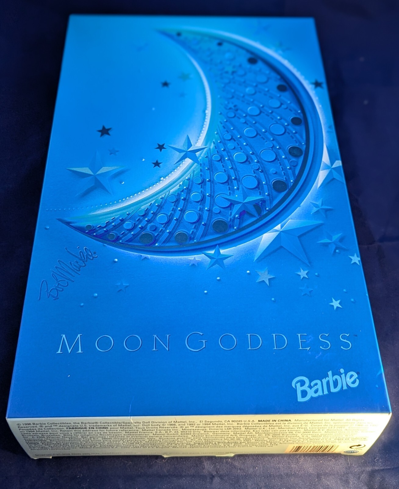 1996 BARBIE DOLL MOON GODDESS BY BOB MACKIE 9TH IN LIMITED EDITION