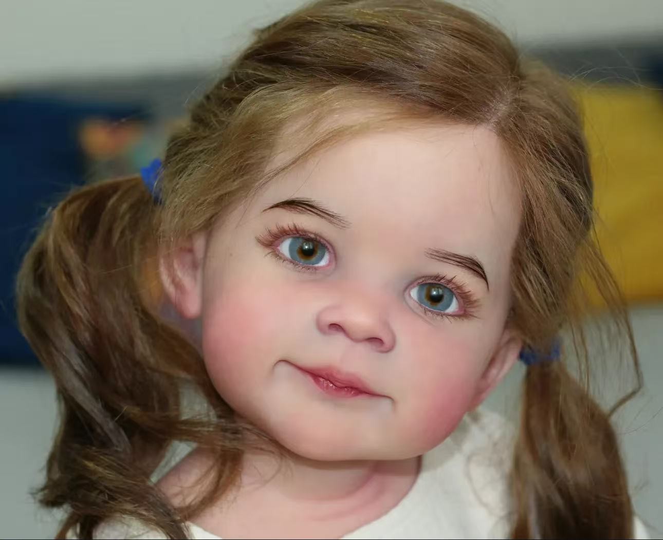 Realistic 30inch Reborn Baby Dolls Toddler Girl Painted Handmade Unfinished Kits