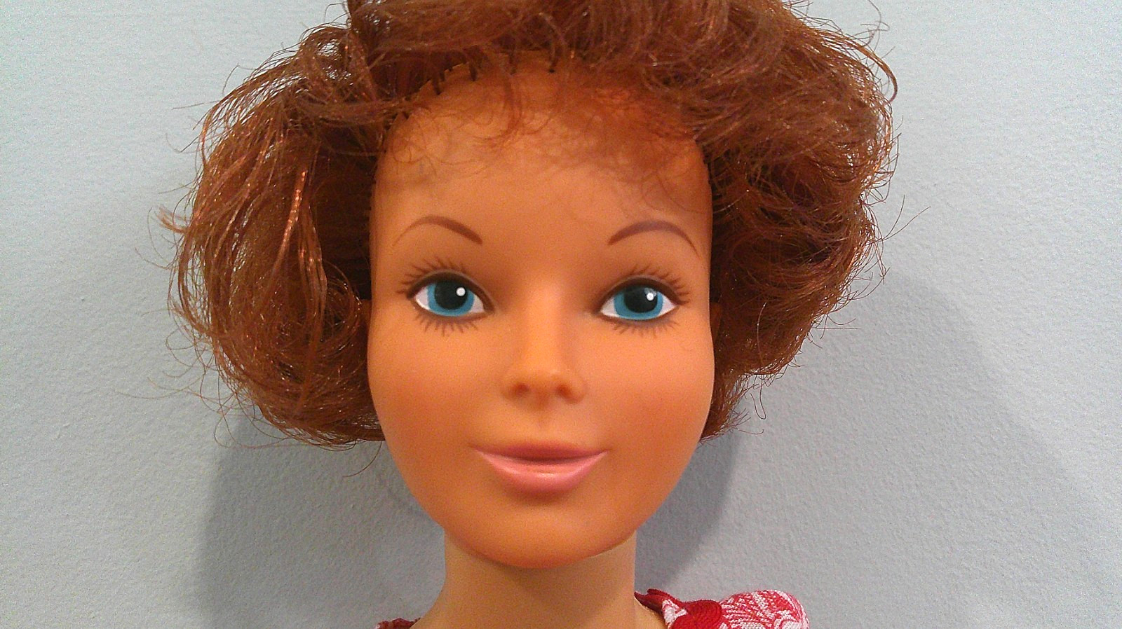 Beautiful Vintage Vinyl & Plastic Dressed Doll by Ideal Toy, 1977, Hong Kong