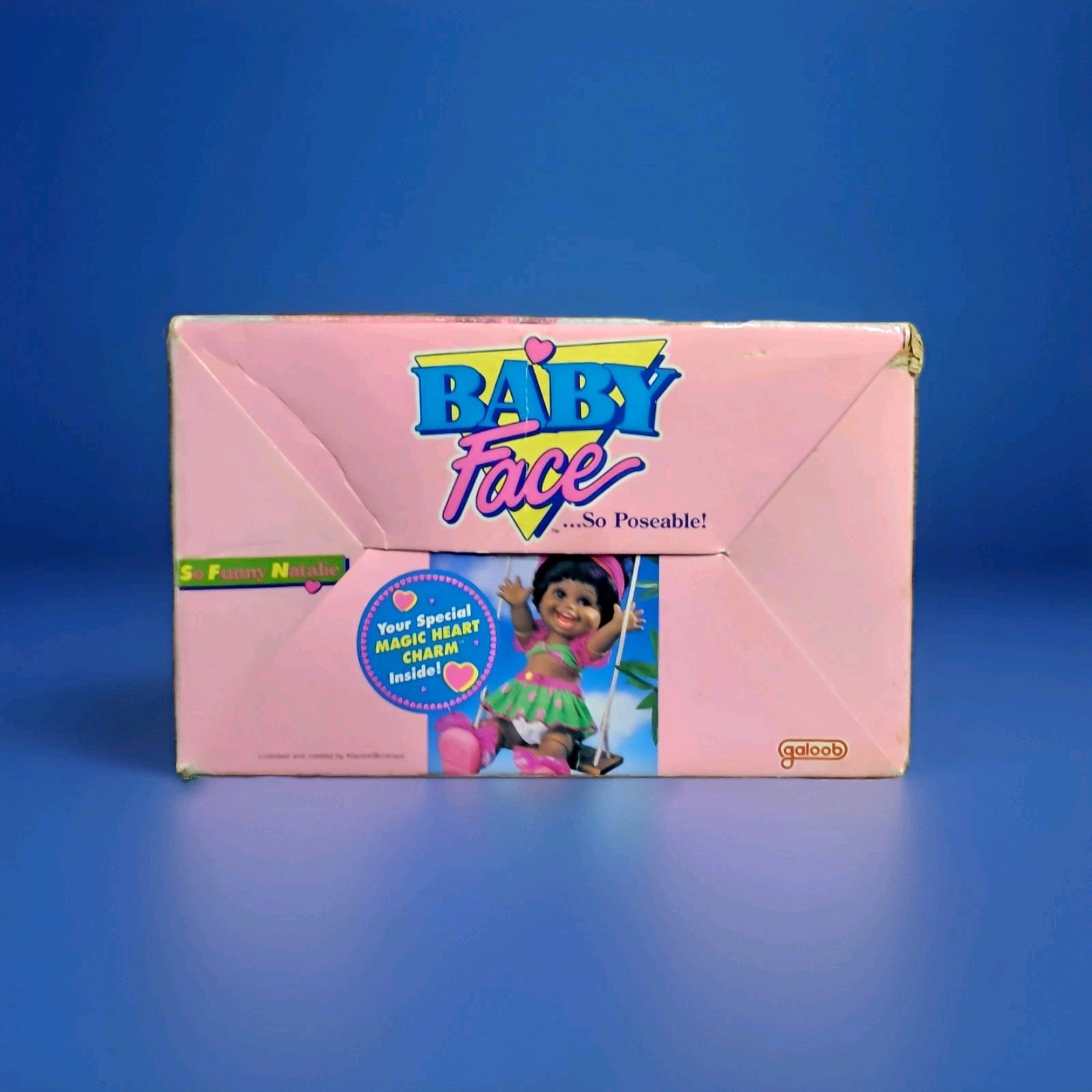 #5 SO FUNNY NATALIE ? BABY FACE DOLL Galoob African American AA BLACK Box