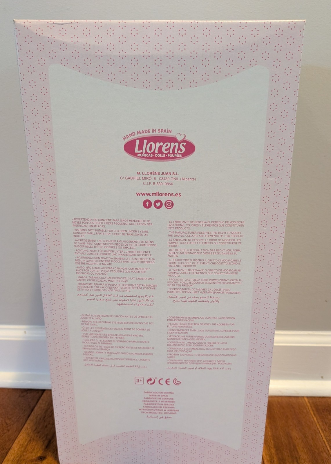 Llorens 16.5″ Soft Body Crying Newborn Doll Briana – Brand New