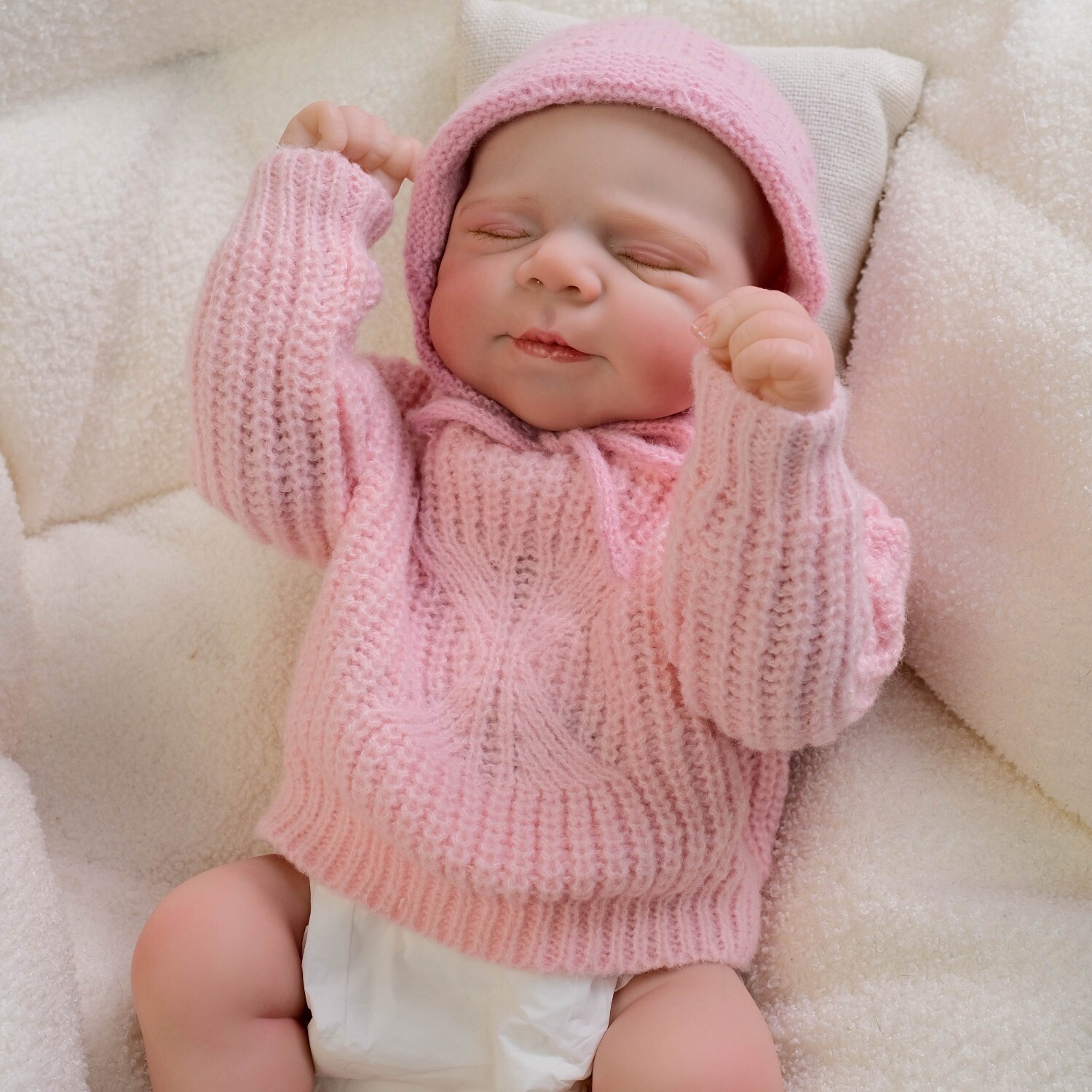Reborn Baby Dolls Girls 18″ Full Body Silicone Vinyl Realistic Newborn Baby Doll