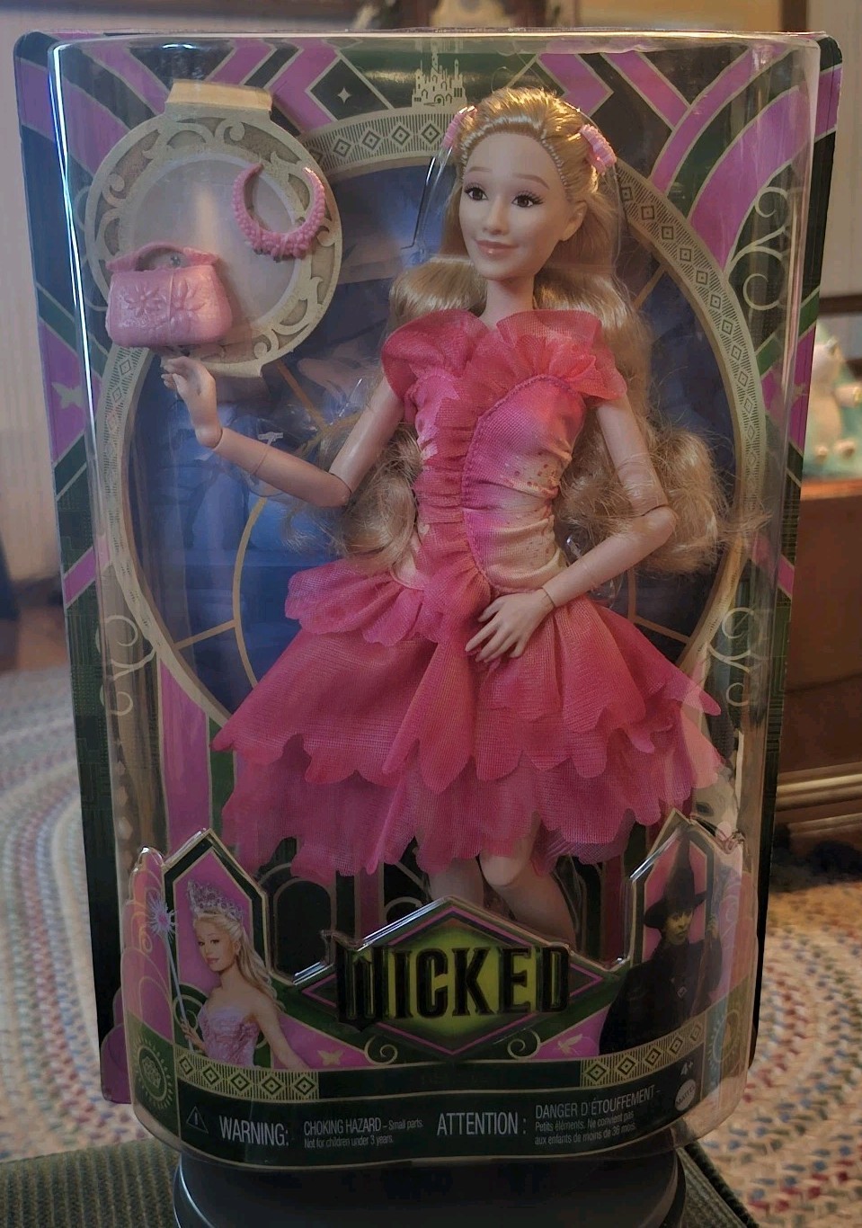 WICKED MOVIE DOLL Glinda Fashion Doll Mattel Collectible