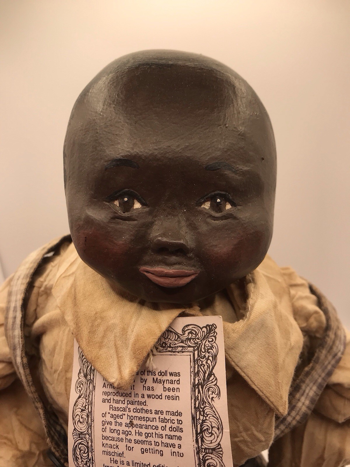 William Arnett “Rascal” Doll, Hand Painted, Number 330 Of 500