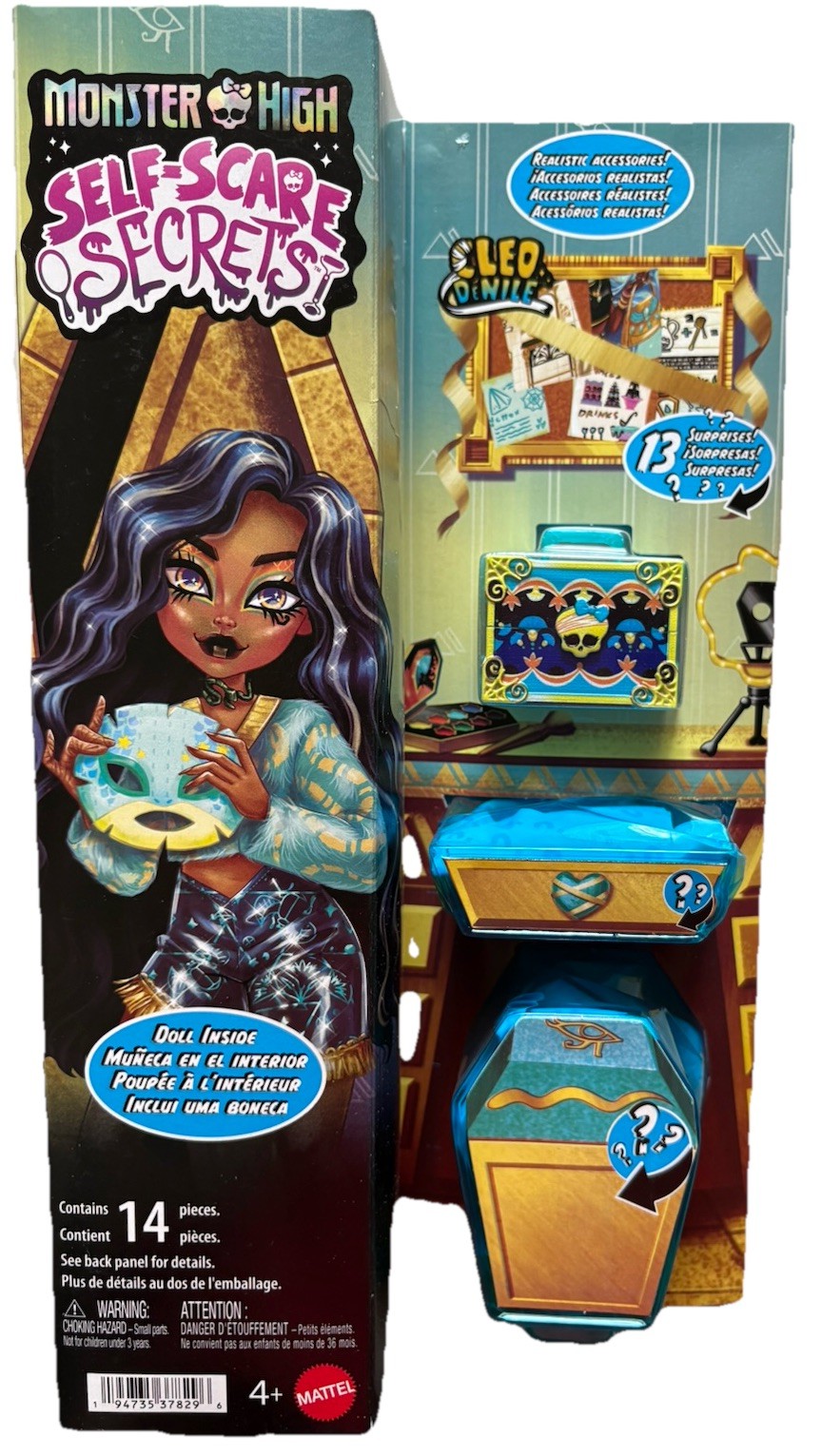Monster High Self-Scare Secrets Cleo DeNile Doll NEW JMG74 4+