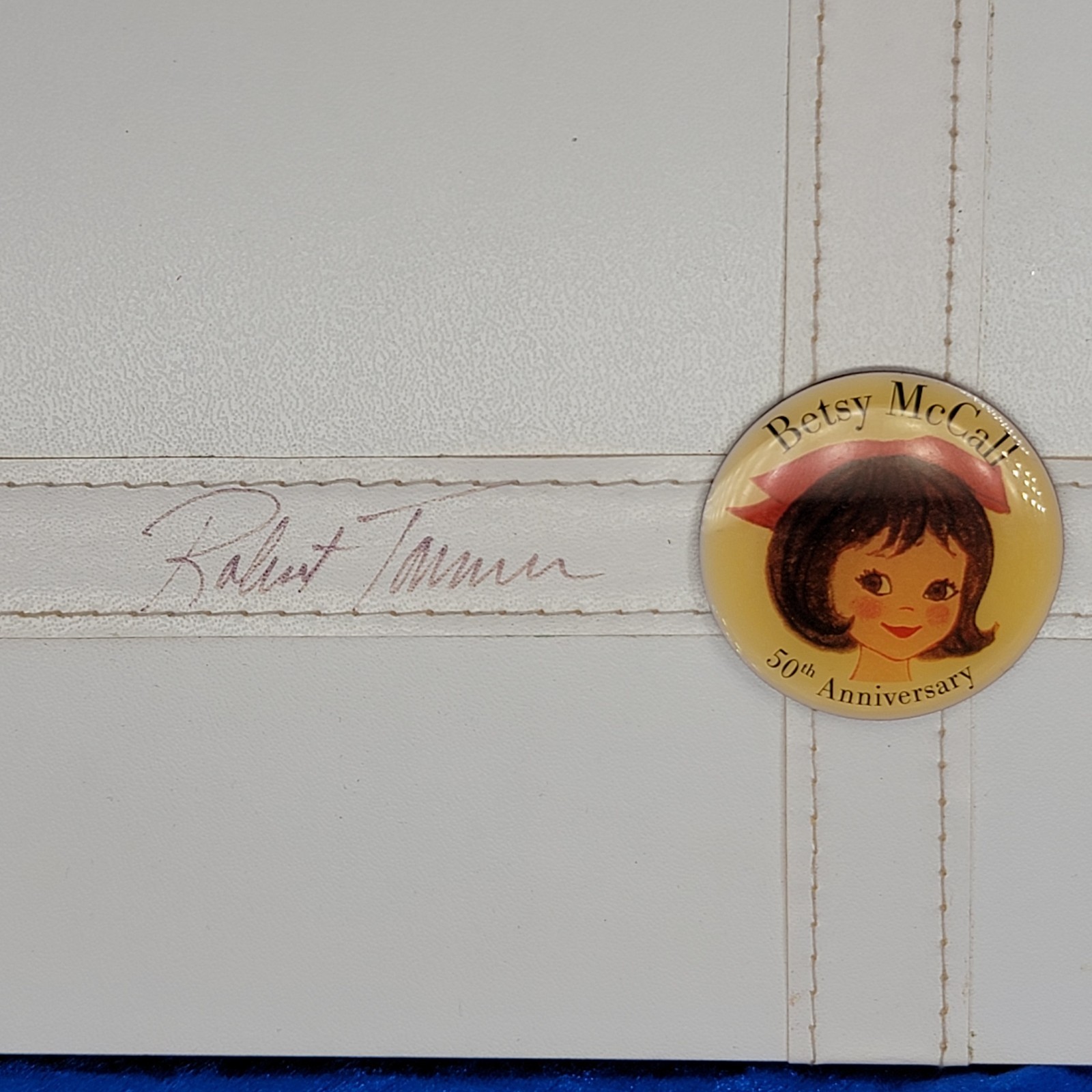 Tonner Tiny Betsy McCall 50th Anniv White Signed Trunk Set Coll Utd LE125 Doll