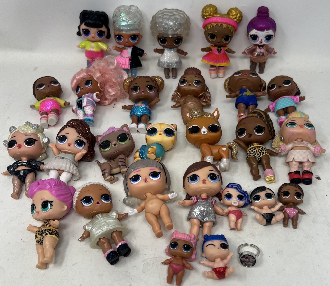 LOL Surprise Dolls Lot – 27 Dolls A Mix of Dolls, Accessories & Pets W Rare