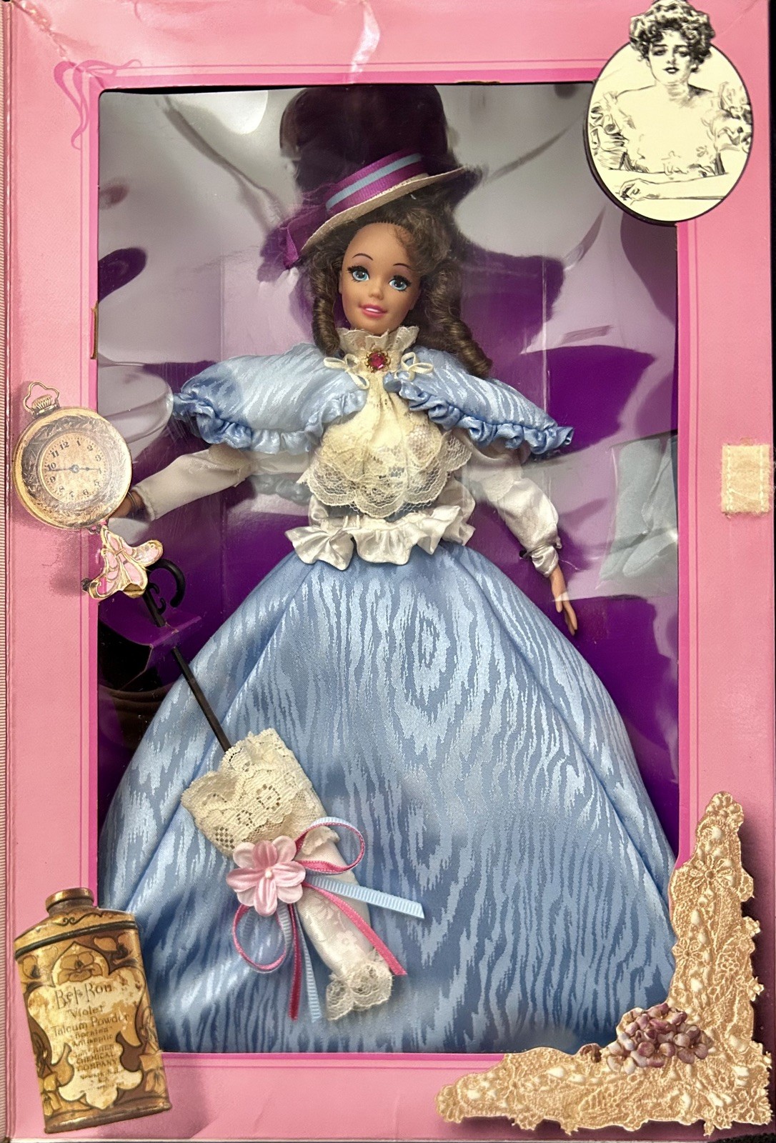 Dramatic 1993 Vintage Great Eras Collection Barbie, Gibson Girl 3702, NEW, NRFB