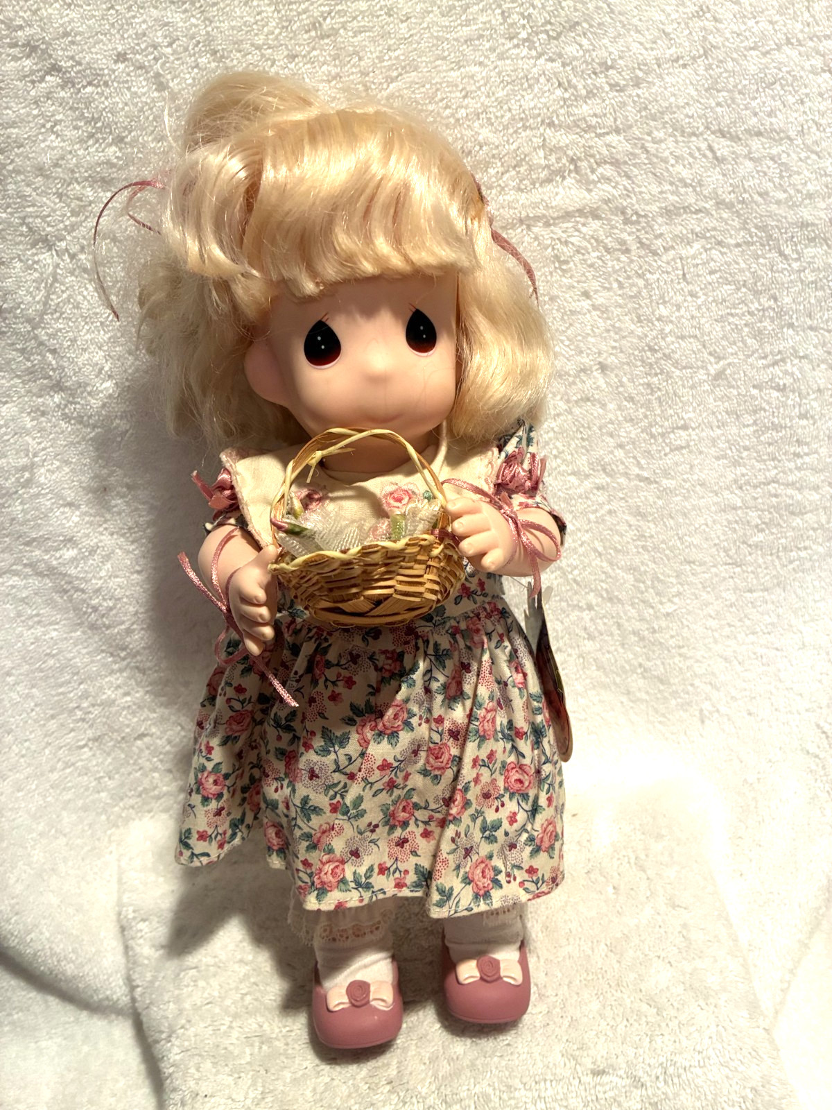 Precious Moments 1993 Garden Of Friends June Rose Doll 12″ 1st Ed #1460