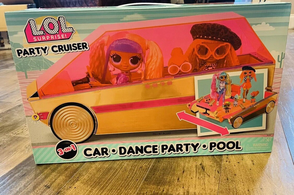 ⭐️ Surprise 3-in-1 Party Cruiser W surprise Pool Dance Floor W black lights