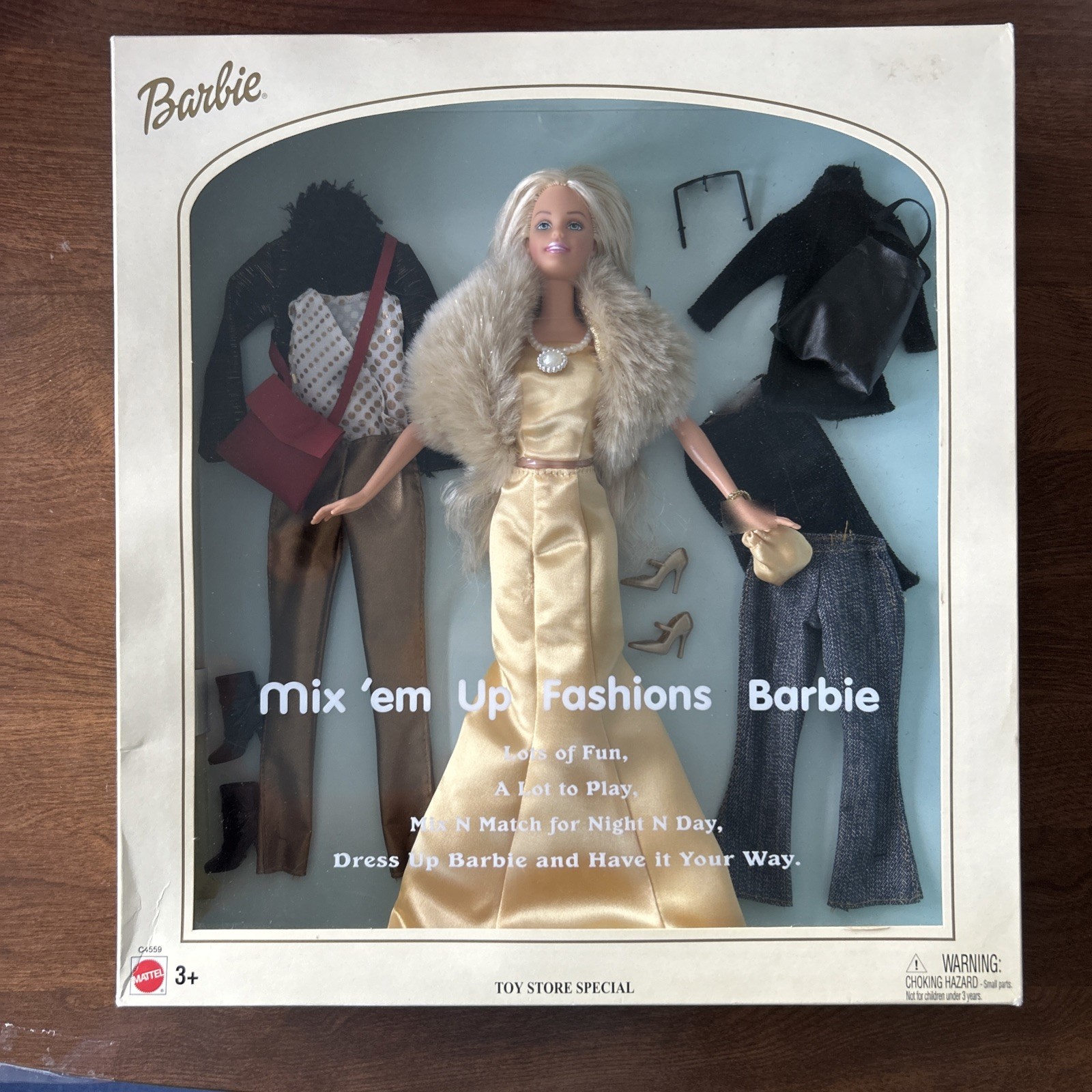 2 Mix ‘em Up Fashions Toy Store Special Barbie Doll 2003 Mattel #C4559 Mattel