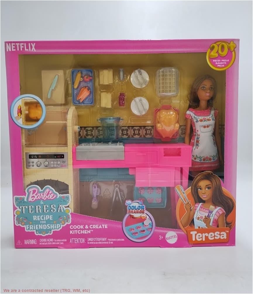 Barbie and Teresa Recipe for Friendship Doll and Kitchen Playset SEE DETAILS