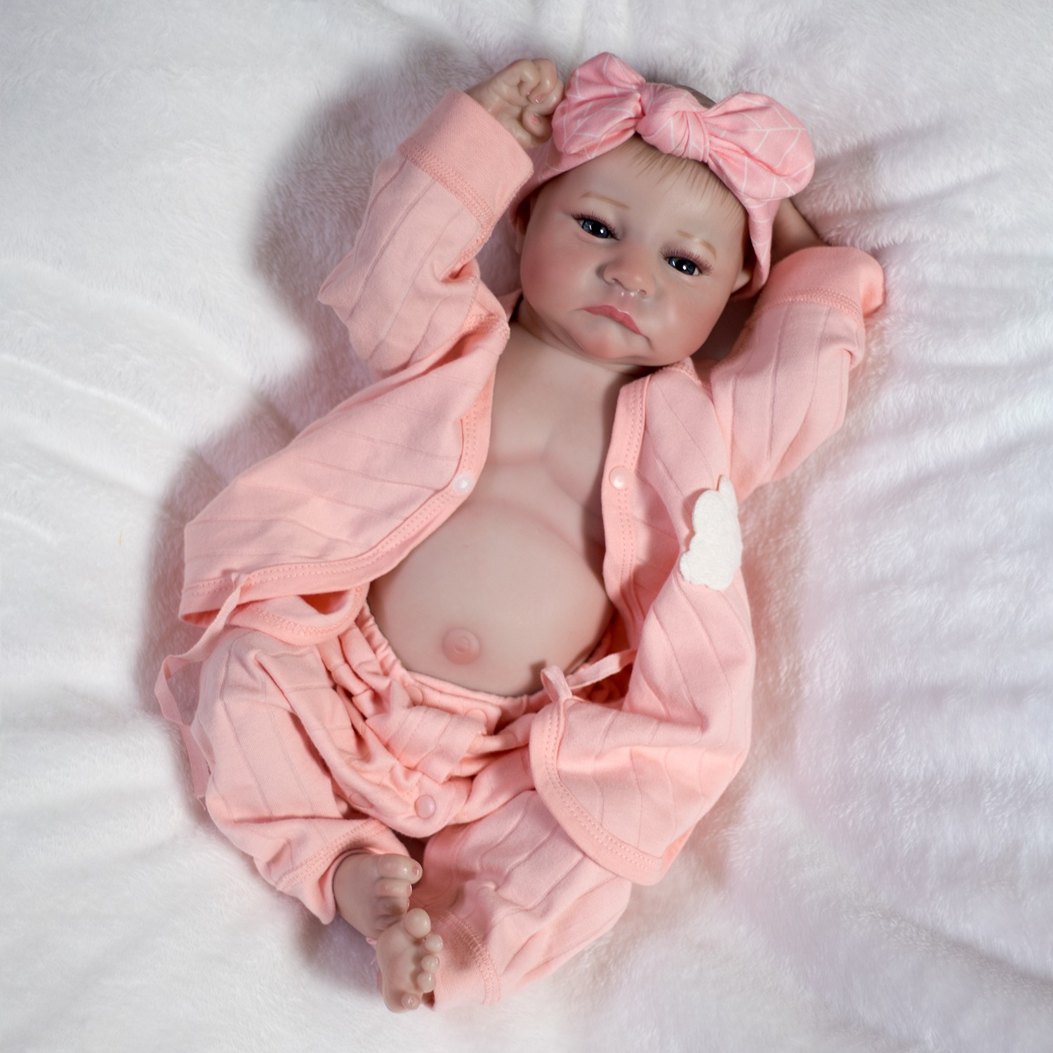 Realistic Reborn Dolls Twins Vinyl Silicone Waterproof Newborn Baby Boy&Girl Toy