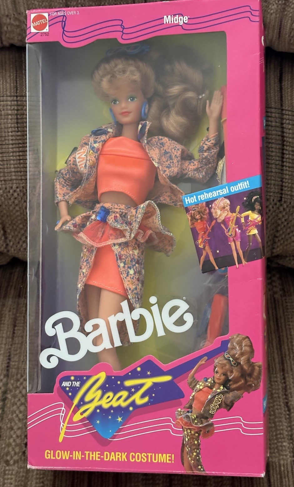 1989 VTG Barbie And The Beat MIDGE Doll #2752 Mattel NRFB