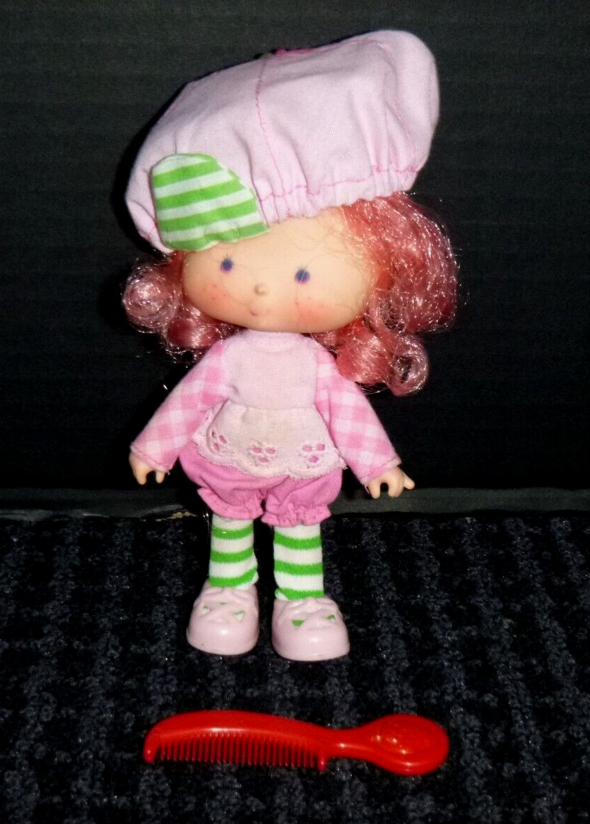 Vtg 80s Kenner Strawberry Shortcake Raspberry Tart Doll W/ Comb & Orig Outfit