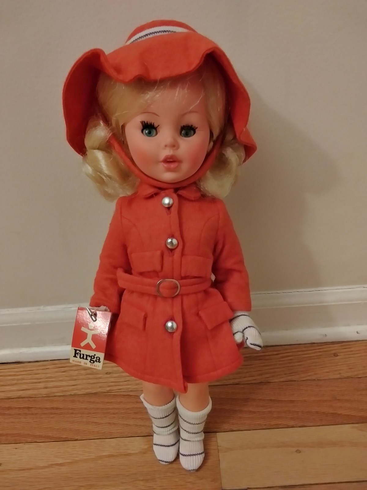 Furga Vintage 1960’s Italian 16″ Doll NWT
