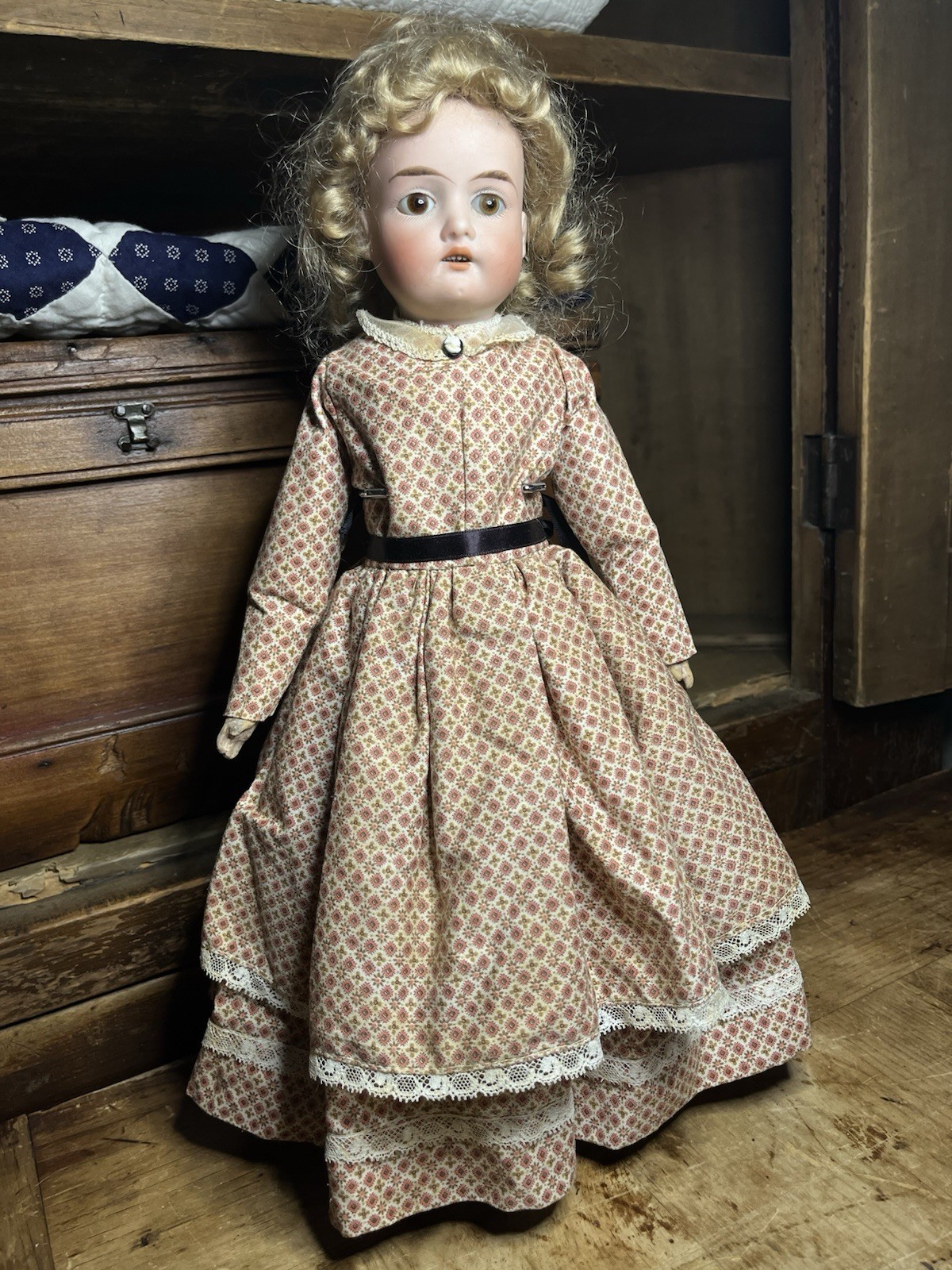 14” Antique Armand Marseille Doll 370 3/0 DEP Germany c. 1895