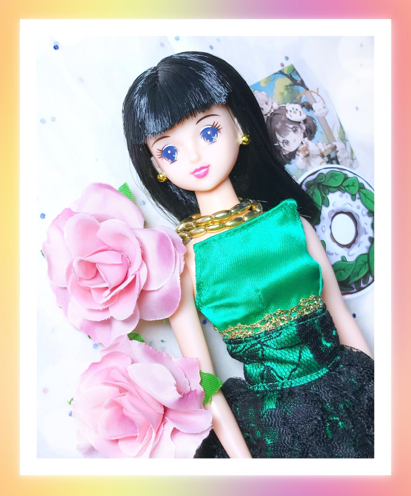 VTG Takara Japan Calendar Girl JENNY 18 June Grasshopper Fashion Doll Barbie