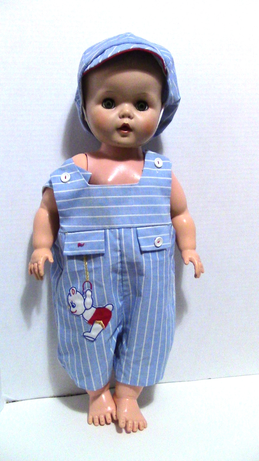 Baby Carrie /Carol Eegee 1950s 25-11 head marking eyes open/close, drinks 25″