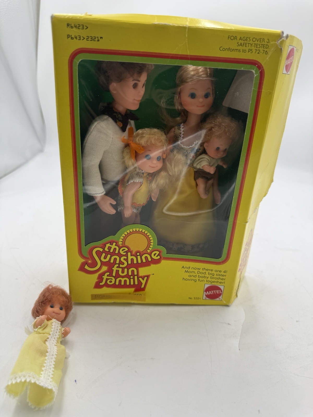 ?1977 Vintage Mattel 2321 The Sunshine Fun Family Original Box?