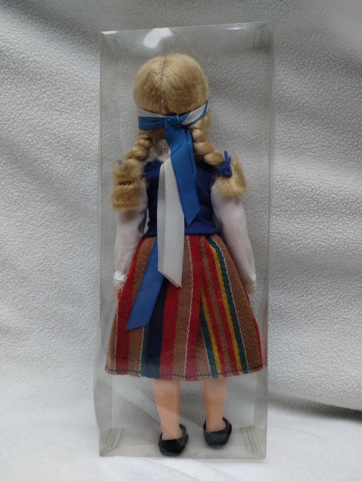 ORIGINAL PACKAGING Doll BEAUTIFUL FINLAND Sleep Eyes BLONDE vintage Culture GIFT