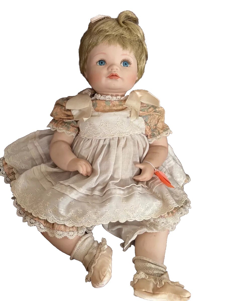 Jessica 1989 Porcelain Girl Doll Hamilton Collection 18” 3lb