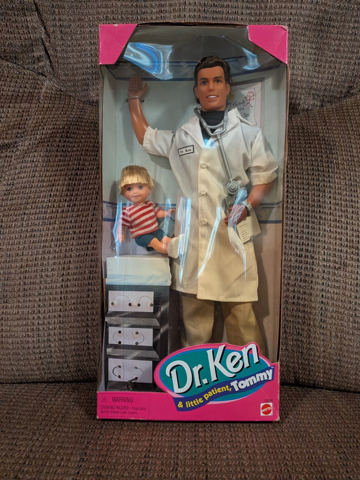 1997 Mattel Dr. Ken and Little Patient Tommy Barbie Doll Set NIB