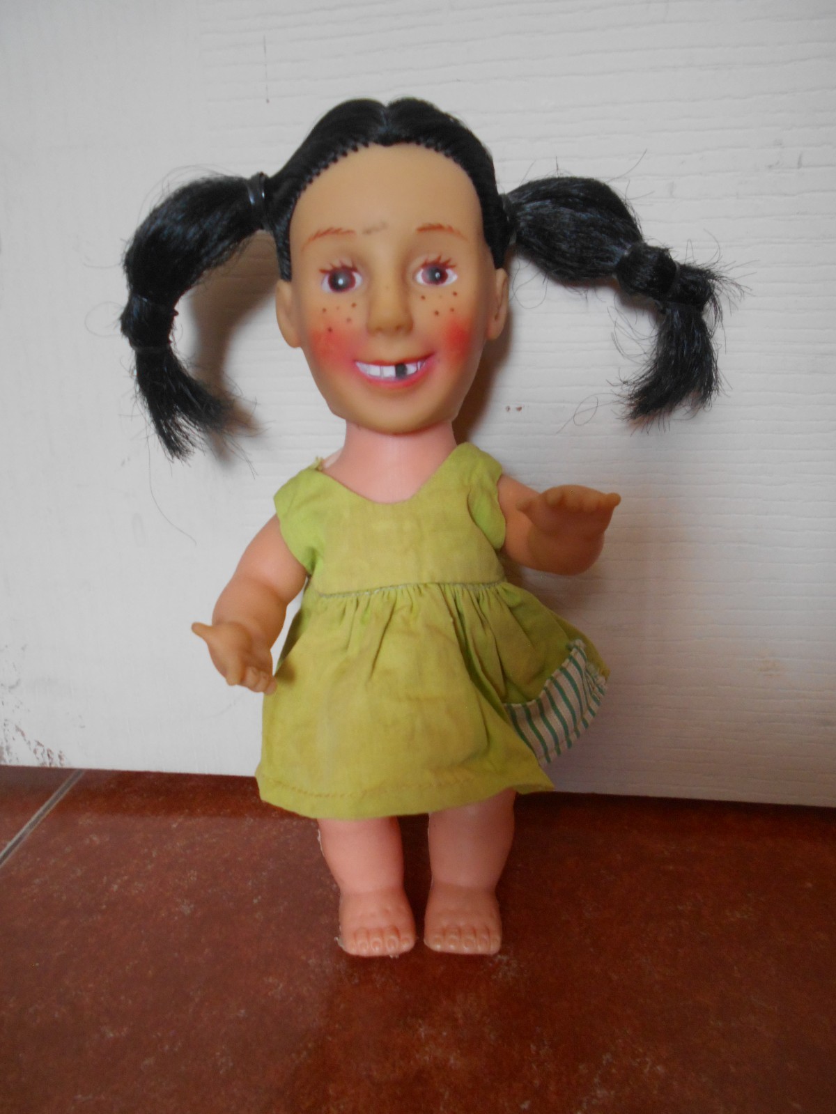 LA CHILINDRINA 8″ doll CHAVO DEL OCHO 8 vecindad JANET chespirito MEXICO 70s
