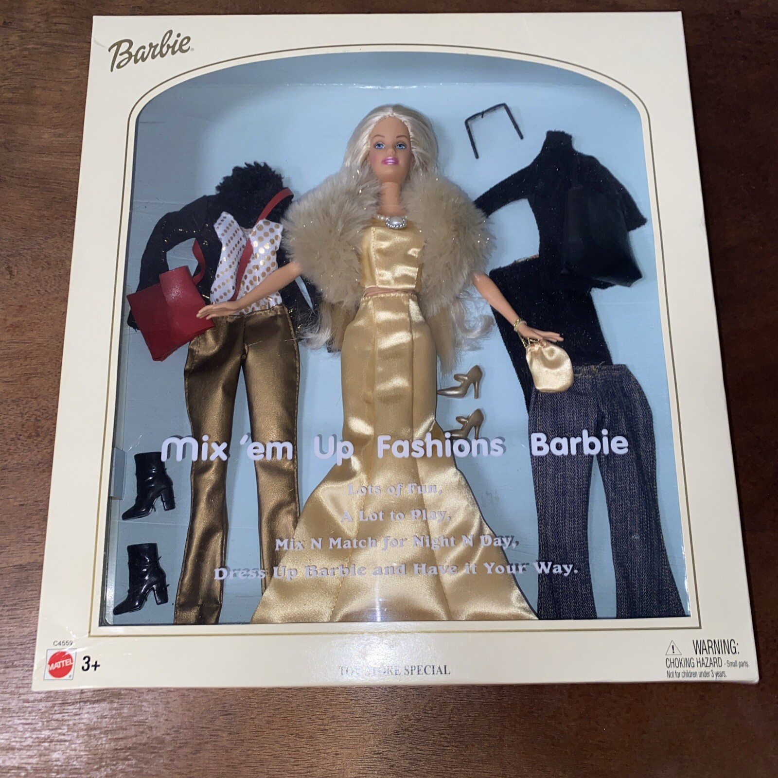 2 Mix ‘em Up Fashions Toy Store Special Barbie Doll 2003 Mattel #C4559 Mattel