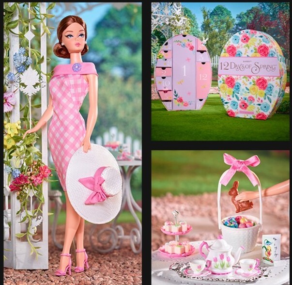 2024 MATTEL SIGNATURE BARBIE 12 DAYS OF SPRING DOLL ACCESSORIES HRM27