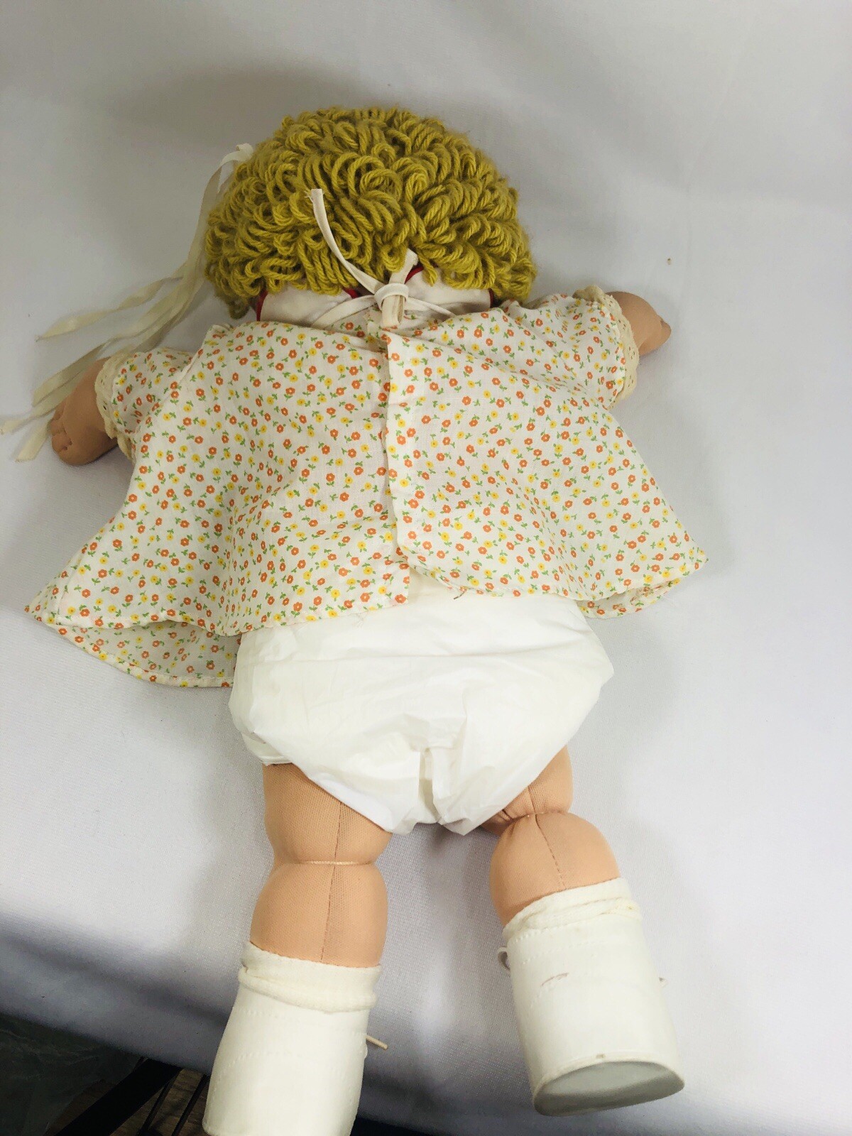 Vintage Coleco Cabbage Patch Kid Light Brown Hair Green Eye 1982 Head Mold #1