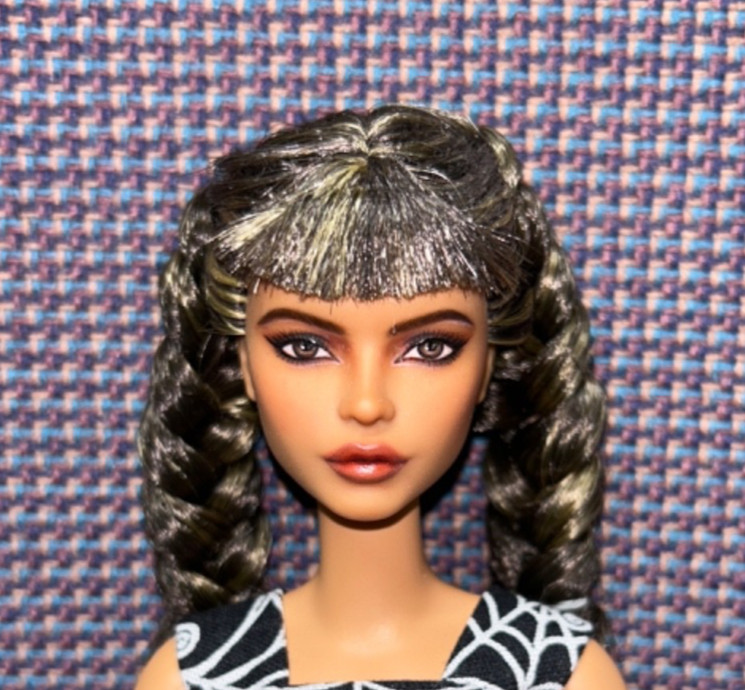 OOAK Mattel Barbie Custom Doll Repainted Hand Painted 1/6 Scale