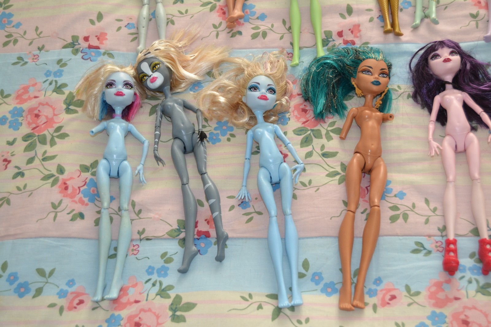 Bundle 14 x Mattel Monster High Dolls Clawdeen Skelita Cleo Venus & Accessories