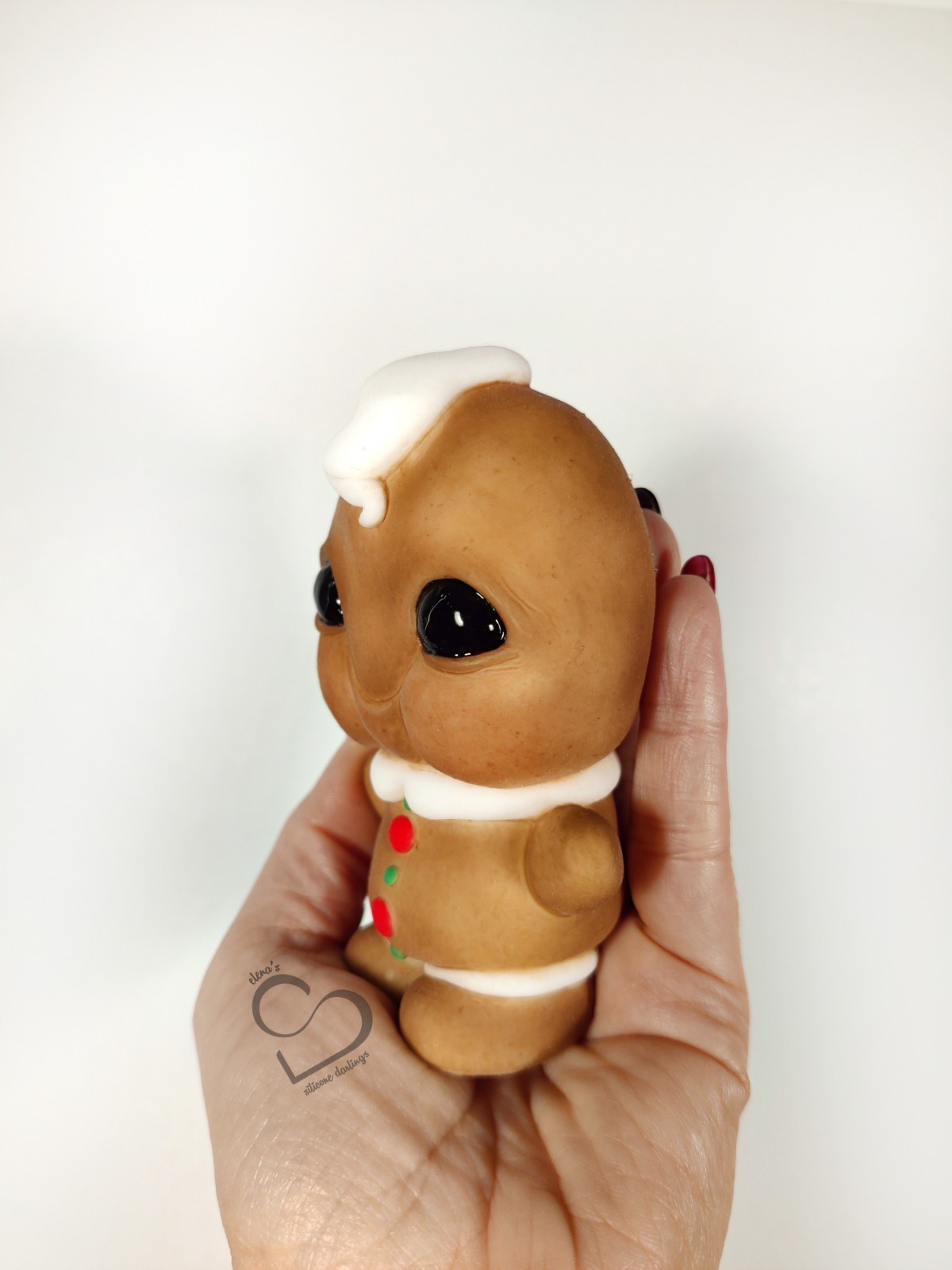 Silicone gingerbread Baby Ginger – Soft and Squishy
