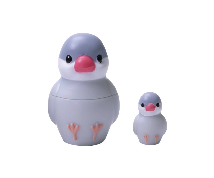 Mini Matryoshka Bird Nesting Doll Mystery Capsule Japanese Toy 1 Random Figure
