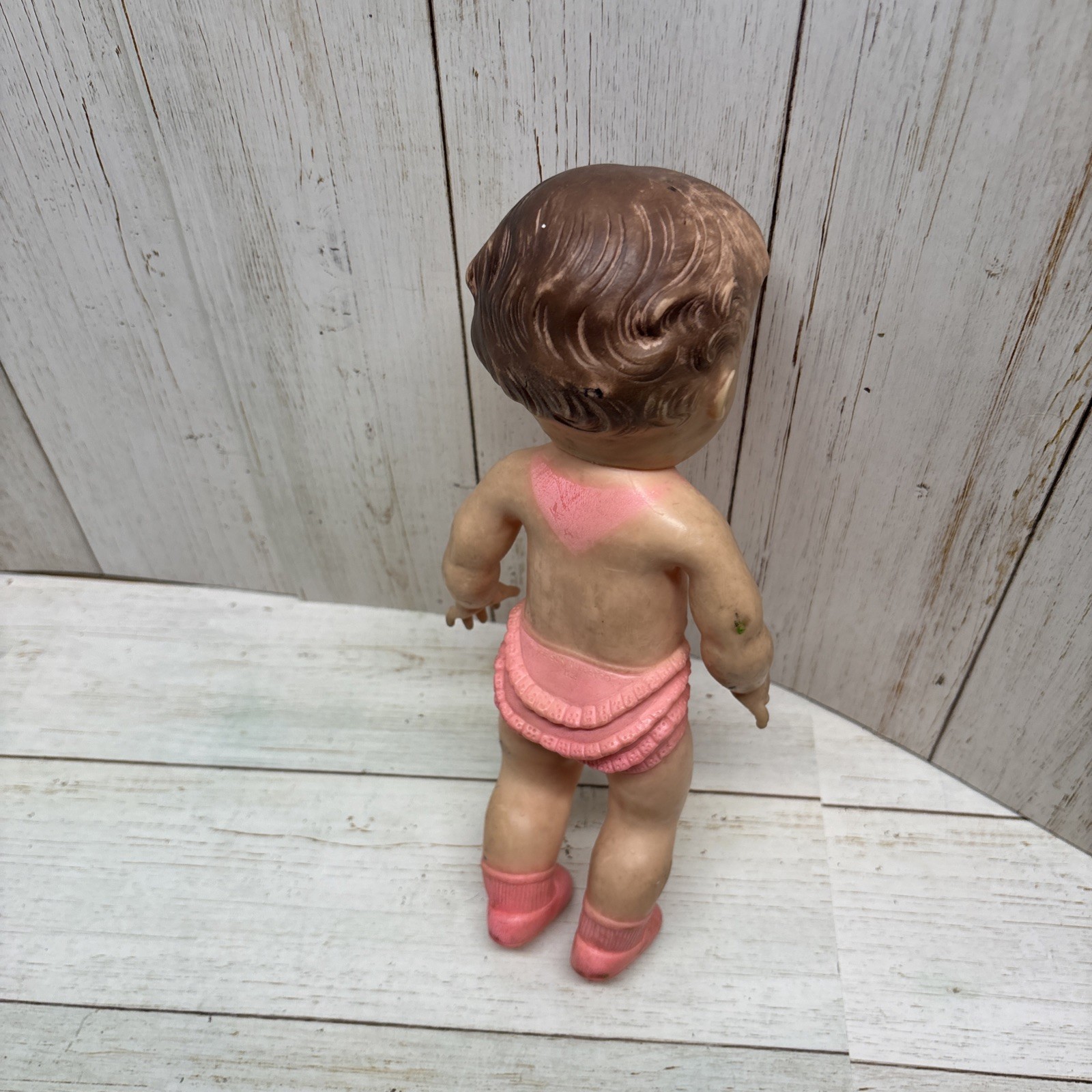 Vintage Arrow Plastics Version of Sun Rubber Tod-L-Dee 1960 Rubber Girl Doll