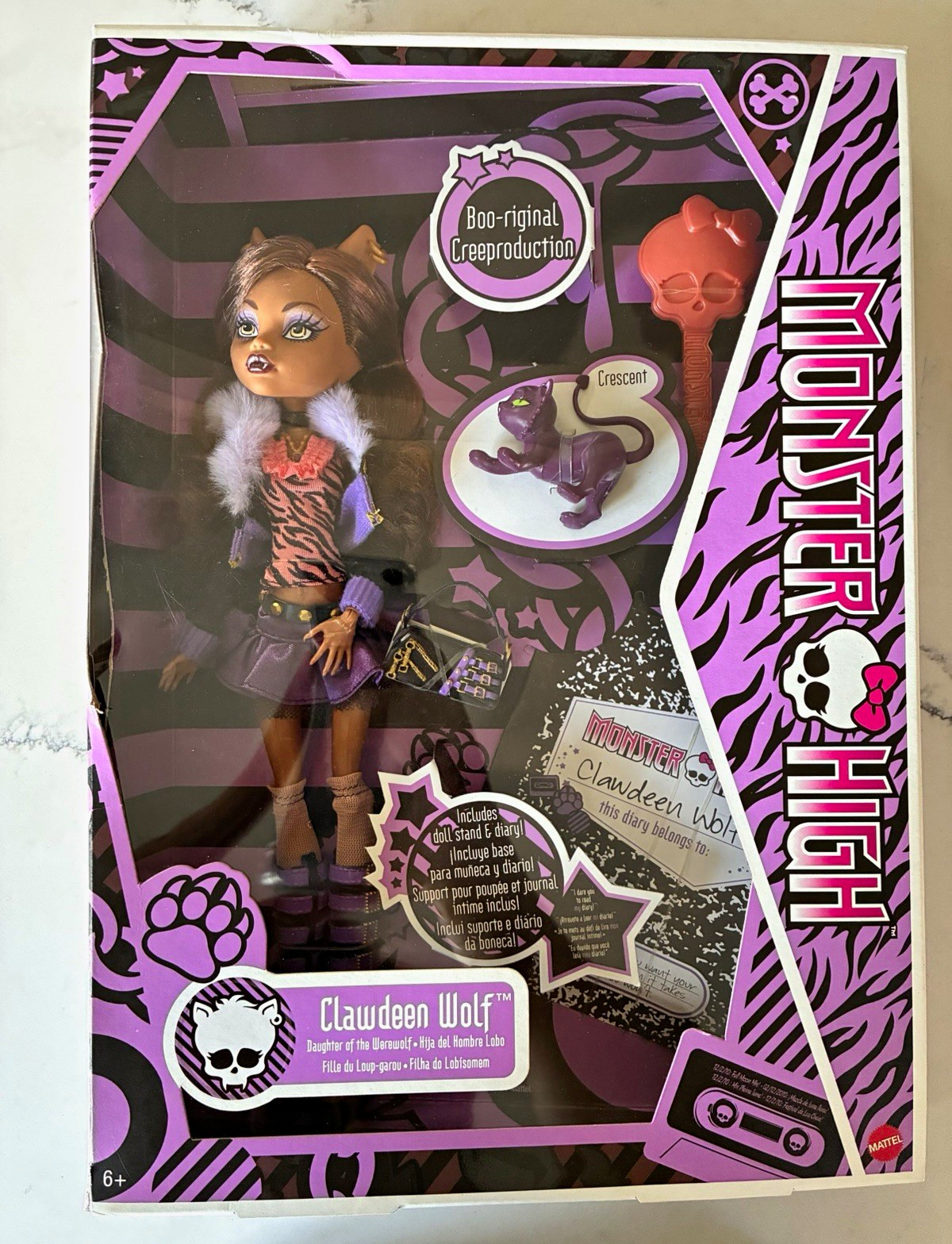 Monster High Boo-riginal Creeproduction Clawdeen Wolf Doll