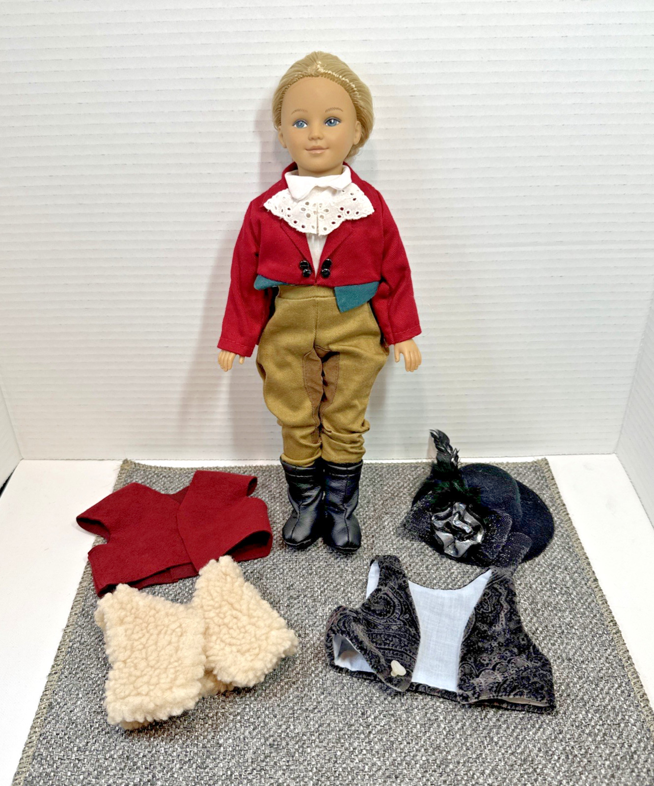 Horseback Rider Doll Equestrian Unimax Toy 12″ Vintage 1995 Very Good Cond