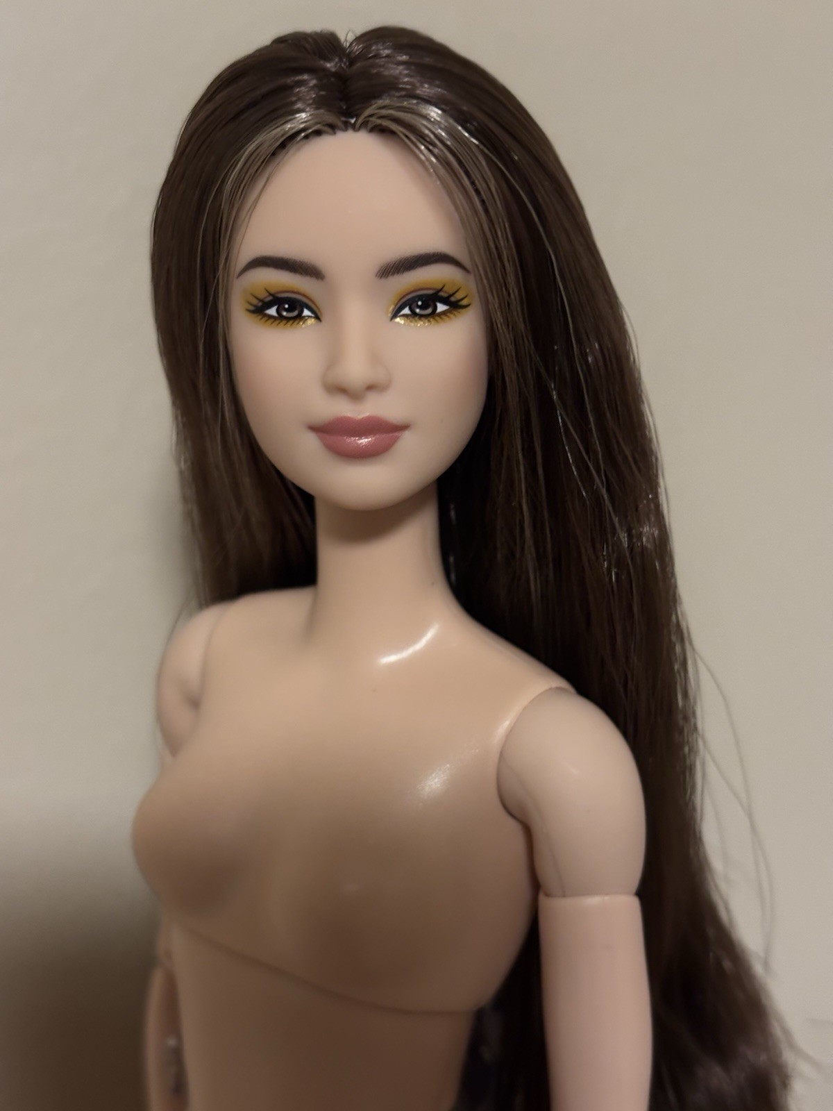 2026 Barbie Basics Model 06 Neutrals Series Barbie OOAK Blonde Reroot (Partial)