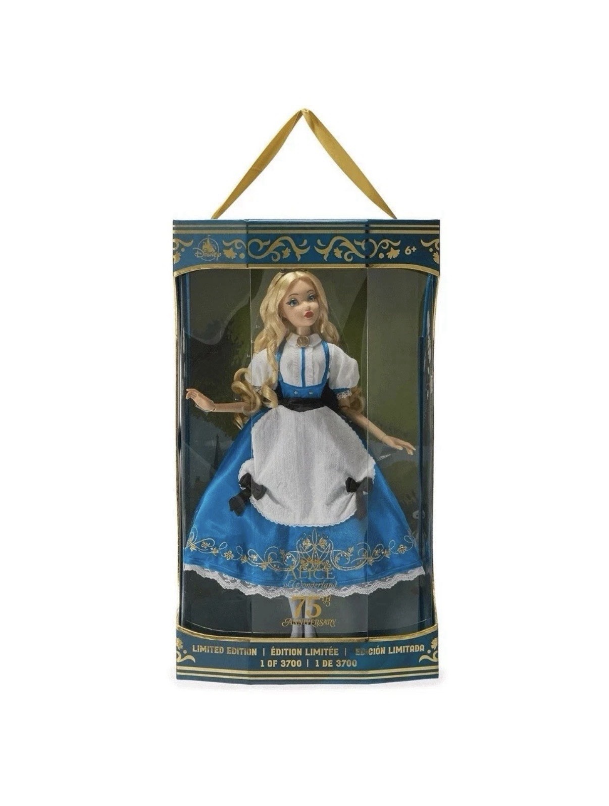 2026 Disney Alice in Wonderland 75th Anniversary Alice 16.5” LE Doll FAST SHIP